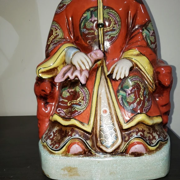 Chinese Porcelain Empress C. 1900, H 15''  - Picture 8 of 12